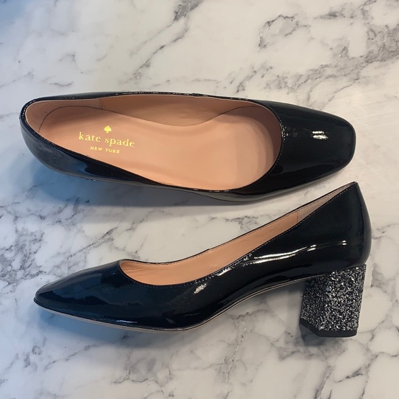 kate spade Shoes - Kate Spade Black Patent Leather Heels